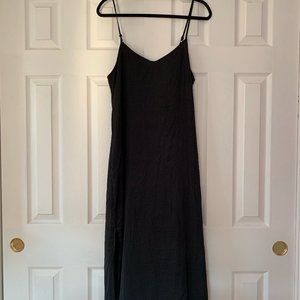 Aerie Satin Midi Slip Dress - M